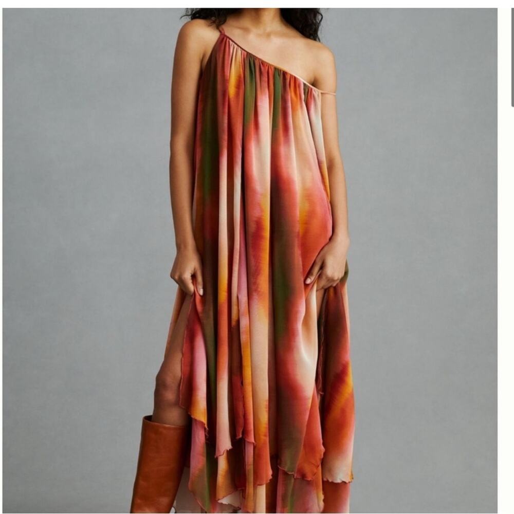 MISA Shanti Dress One Shoulder NWT in Size Small